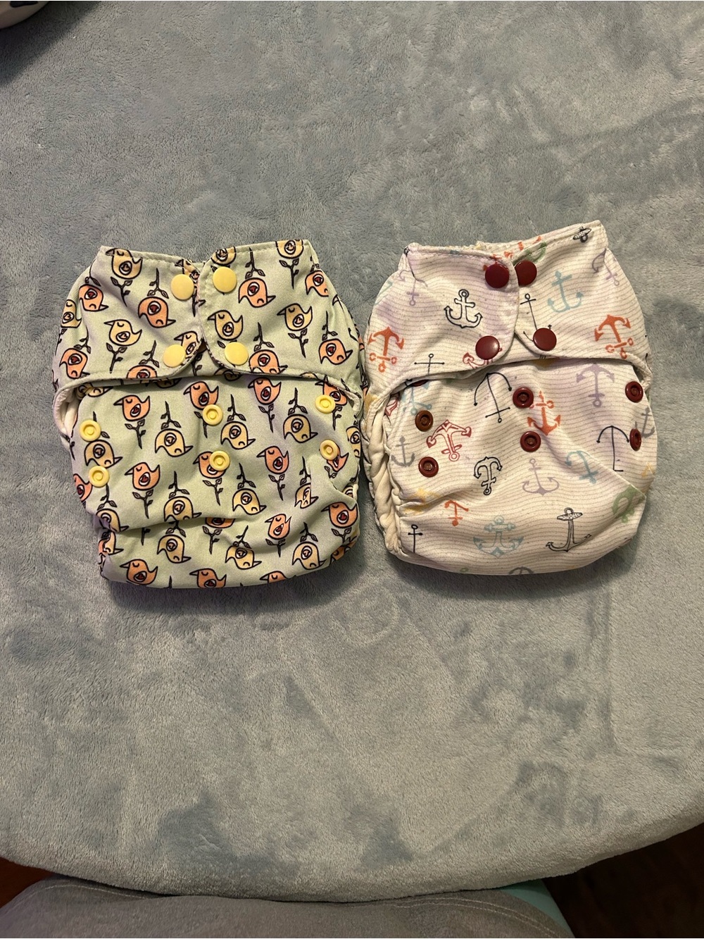 2 Smart Bottoms All in One Cloth diapers